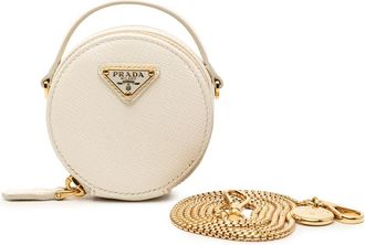 Prada Pre-owned Prada Mini Saffiano Triangle Pouch Ladies ZVRFZLZ0CE34TWY1