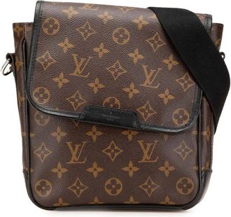 Louis Vuitton Borsa a tracolla Macassar Bass PM con monogramma 2010 - Nero