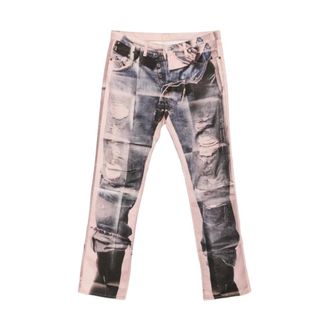 Acne Studios Trompe-loeil Jeans - Heren - Jeans - Roze - Maat: M Katoen