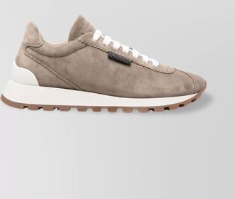 Brunello Cucinelli leather low-top sneakers