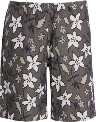 Paul Smith Shorts a fiori - Grigio