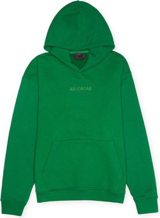 Nike Jordan Air Jordan Wordmark Fleece Hoodie Pine Green FJ1967-302