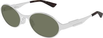 Bottega Veneta Panthos Zonnebril - unisex - Zonnebrillen - Grijs - 55 MM - Nylon - Accessoires
