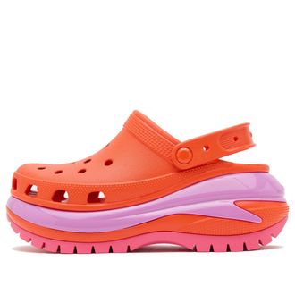 Crocs Mega Crush Clogs Orange Pink 207988-84J