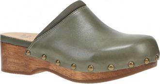 Dansko Womens Andie Calf Mule In Olive