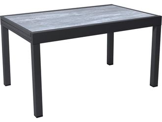 Habitat et Jardin Mesa De Jard&iacute;n De Aluminio Extensible lagos - 140/280 X 90 X 76 Cm - Gris