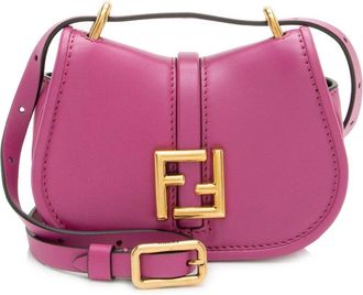 Fendi Pink Leather Cmon Nano Shoulder Bag (Authentic Pre-Loved)