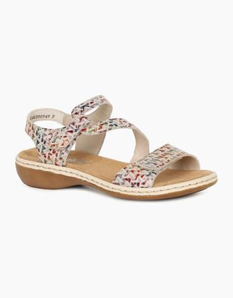 Rieker Womens Sphere Womens Riptape Sandals - Multi Colour - Size: 7.5