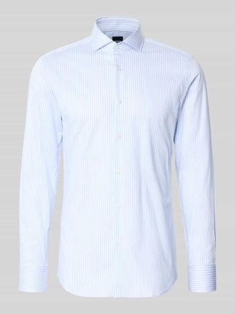 HUGO BOSS Slim Fit Businesshemd mit extra langem Arm Modell H-HANK-SP-C1 in Bleu, Gr&ouml;&szlig;e 38