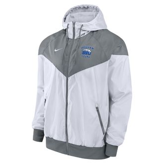 Nike BYU Cougars Nike Mens Windrunner Jacket in White | M62068E168BGYU-WHT
