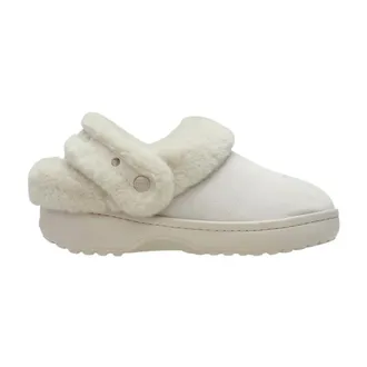 Crocs Zoccoli Classic Unfurgettable Vegan Suede - - Shoes - unisex - Bianco - 41 EU