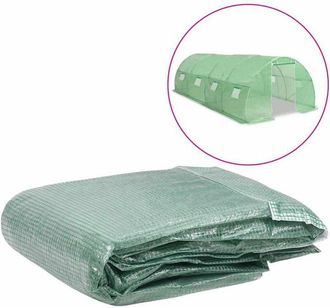 vidaXL Cubierta Repuesto De Invernadero Verde (18 M&sup2;) 300x600x200 Cm Vidaxl