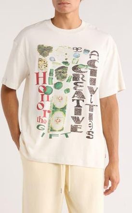 Honor The Gift Honor Creative Graphic T-Shirt in Bone at Nordstrom Rack, Size Small