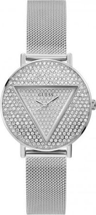 Guess Iconic Quartz Silver Dial Ladies Watch GW0477L1