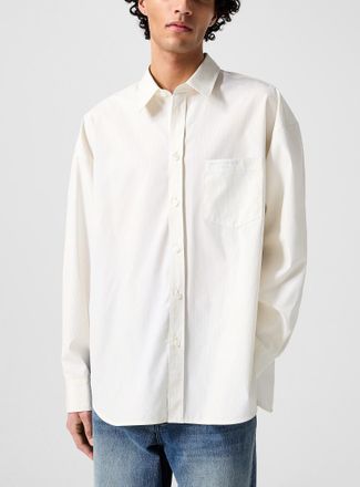 Wooyoungmi Mens Yellow stripes look shirt