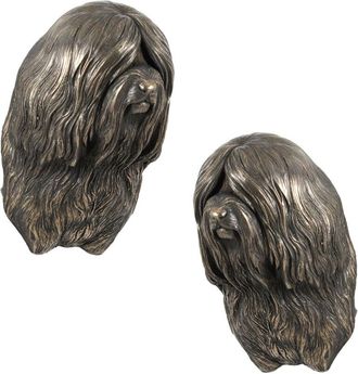 OEM Terrier Tibetano: Estatuilla De Perro, Busto Colgante, Decoraci&oacute;n &Uacute;nica Para Amantes De Los Perros De Art-dog