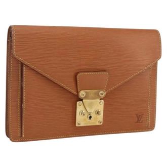 Louis Vuitton Clutch in pelle Pre-owned - - Pre-owned - Donna - Marrone - ONE SIZE