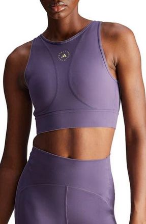 adidas by Stella McCartney TST Crop Tank in Trace Purple at Nordstrom Rack, Size X-Small
