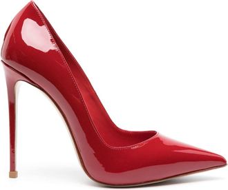 Le Silla Eva 120mm patent leather pumps - women - Patent Calf Leather/Calf Leather/Calf Leather/Rubber - 40.5 - Red