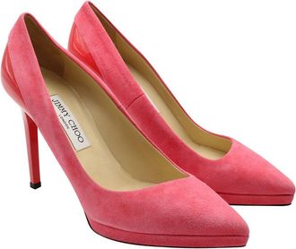Jimmy Choo London Womens Suede Point-Toe Pump (Authentic Pre-Loved)