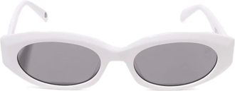 A Bathing Ape Occhiali da sole ovali - Bianco