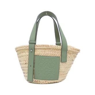 Loewe Pre-owned Palm Leaf Calf Tote Bag - Dames - Vintage Handtas - Beige - ONE Size - Leer - Vintage