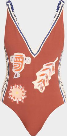 Alemais Soleil D & apos;Amour One-Piece Swimsuit
