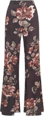 Maliparmi Frosted Blossom Trouser - Dames - Wijde Broeken - Veelkleurig - L - Broeken
