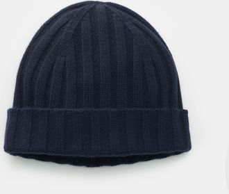 Braun Hamburg Men - Cashmere beanie navy