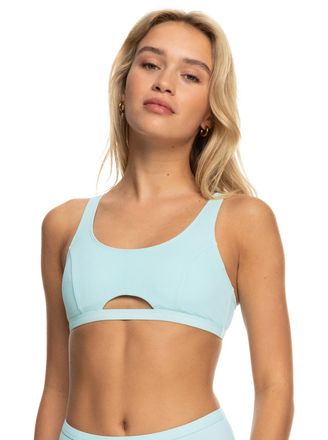 Roxy Bandeau-Bikini-Top ROXY Roxy Pro The Tilt Shift, Damen, Gr. M, Cup B, blau (spa retreat), 92% Nylon, 8% Elasthan, Bikini-Oberteile Bandeau-Bikini-Top