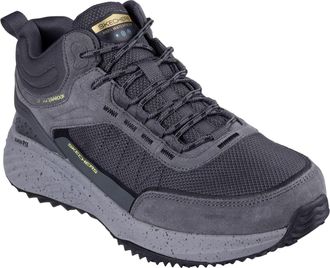 Skechers Mens Bounder RSE Leather Hiking Boots (9 UK) (Charcoal/Lime)