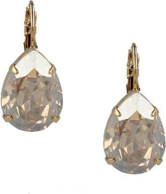 Rodrigo Otazu gold plated oorbellen Swarovski kristallen Lacrima