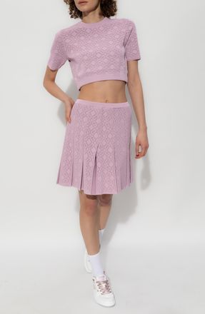 Givenchy Pleated Skirt, Womens, Pink
