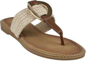 Good Choice Shoes Jovie Woven Flip Flop in Natural at Nordstrom Rack, Size 6.5