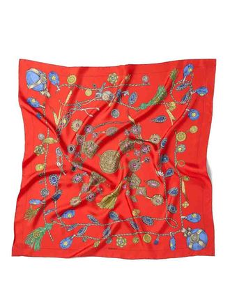 Versace Foulard 90X90 Silk Twill Bio Print