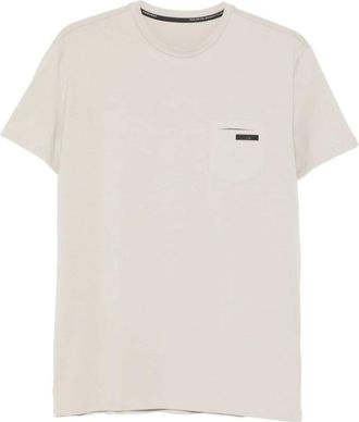 Roberto Ricci Design T-shirts - Heren - T-shirts - Beige - M - Katoen - Tops