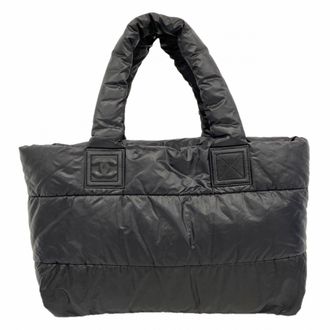 Chanel Black Nylon Tote Bag (Pre-Owned)