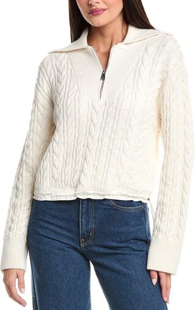 SIMKHAI Simkhai Lourdes Wool-Blend Pullover
