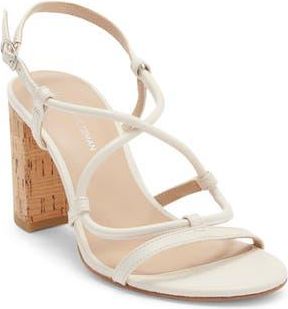 Stuart Weitzman Nilla 75 Block Sandal in Chalk at Nordstrom Rack, Size 10.5