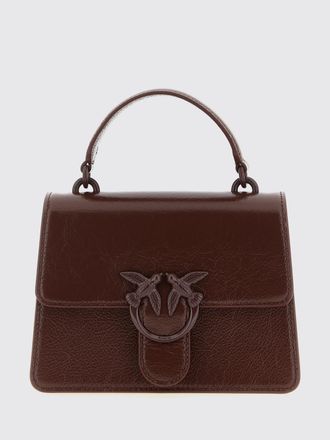 Pinko Mini Love Bag One Top Handle Light in Leather