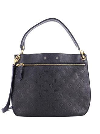 Louis Vuitton Spontini NM Handbag Monogram Empreinte Leather hobo bag - Nero