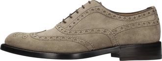 BARRETT Platte schoenen - Heren - Veterschoenen - Beige - 41 EU - Su&egrave;de - Schoenen