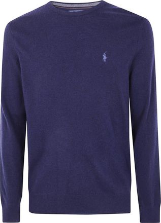Polo Ralph Lauren Stijlvolle Lange Mouw Pullover - Heren - Ronde hals truien - Blauw - S - Truien & Vesten