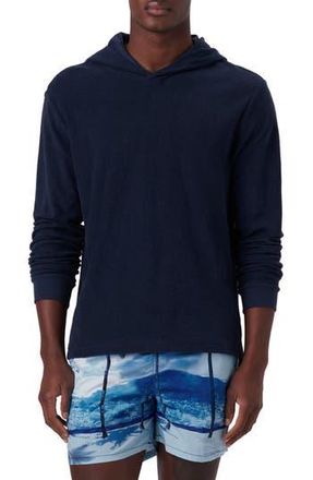 Bugatchi Cotton French Terry Hoodie in Navy at Nordstrom Rack, Size Xx-Large