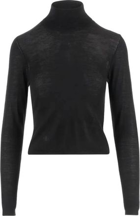 The Garment Bergen Turtleneck Blouse - Dames - Coltruien - Zwart - M - Truien & Vesten