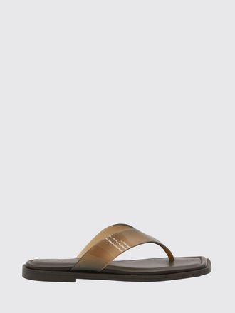 Rag & Bone PVC Thong Mules Sandals with Square Toe and Low Heel