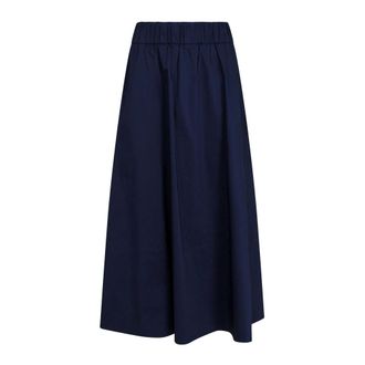 Neo Noir Rokken, Dames, Blauw, S, Katoen, Yara Poplin Rok