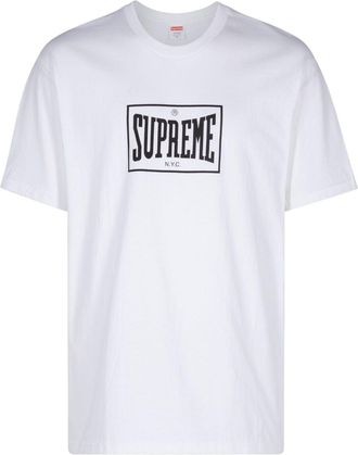 SUPREME Warm Up White T-shirt - unisex - Cotton - L
