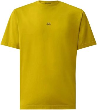 C.P. Company C.P. Company - Camiseta Gasato de Manga Corta - Tops - Hombre - Amarillo - M