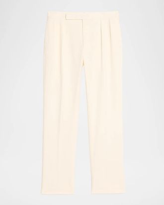 Ralph Lauren Purple Label Men & apos;s Silk Straight-Leg Chino Trousers